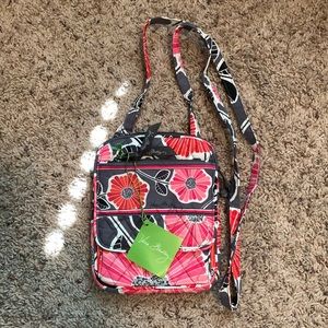 Vera Bradley mini Hipster Cheery Blossoms Purse